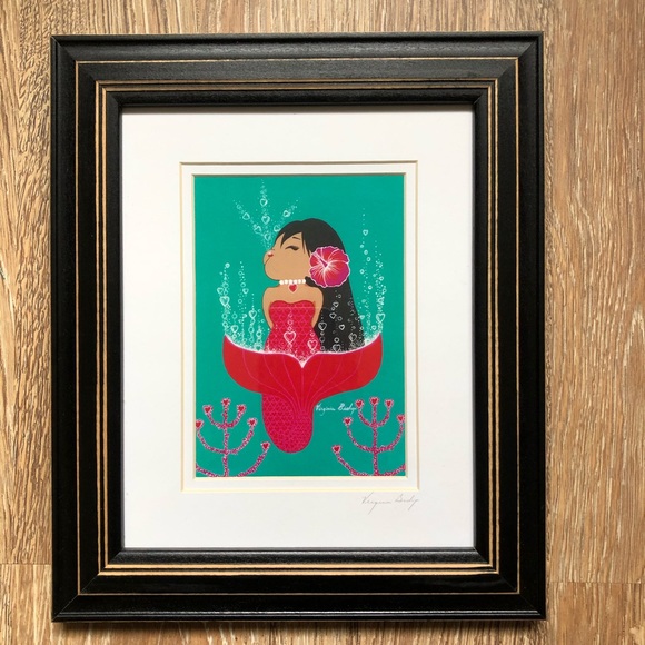 Virginia Bishop Mermaid Framed Artwork (set of 3) - Picture 4 of 5